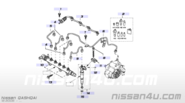 Afdichtring verstuiver M9R dieselmotor Nissan 16635-00Q0A