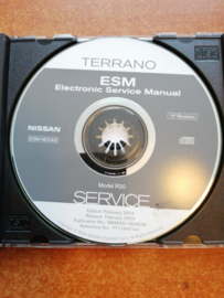 Electronic Service manual '' Model R20 series '' Nissan Terrano2 R20 SM4E00-1R20E0E Gebruikt.