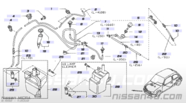 Ruitensproeierkopje links Nissan Micra K11 28931-1F500