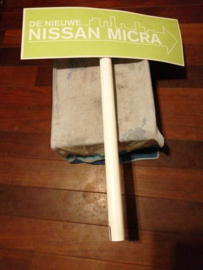 Showroombordje De nieuwe Nissan Micra