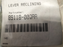 Lever Reclining Nissan 89118-00QAA Original.