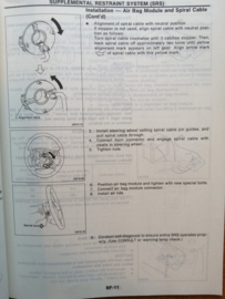 Service manual '' Model J30 series Supplement-II '' SM2E-J3ASG0 Nissan Maxima J30