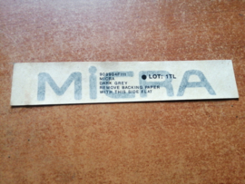 Label-name, rear window Nissan Micra K11 90890-4F111 Original.