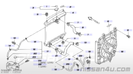 Radiateur Nissan Micra K11 21460-5F600 Gebruikt.