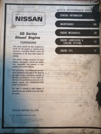 Service manual '' Model SD series diesel Engine 2nd. revision '' SM3E-00SD