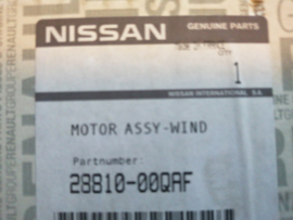 Ruitenwissermotor Nissan Interstar X70 28810-00QAF