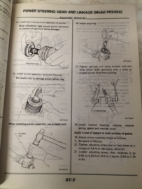 Service manual '' Model S12 series - Silvia Supplement III '' SM7E-S12SG0 Gebruikt.
