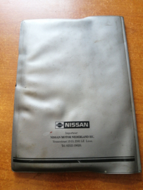 Storage folder for instruction booklets Nissan gray, Used part.( 20230425 )