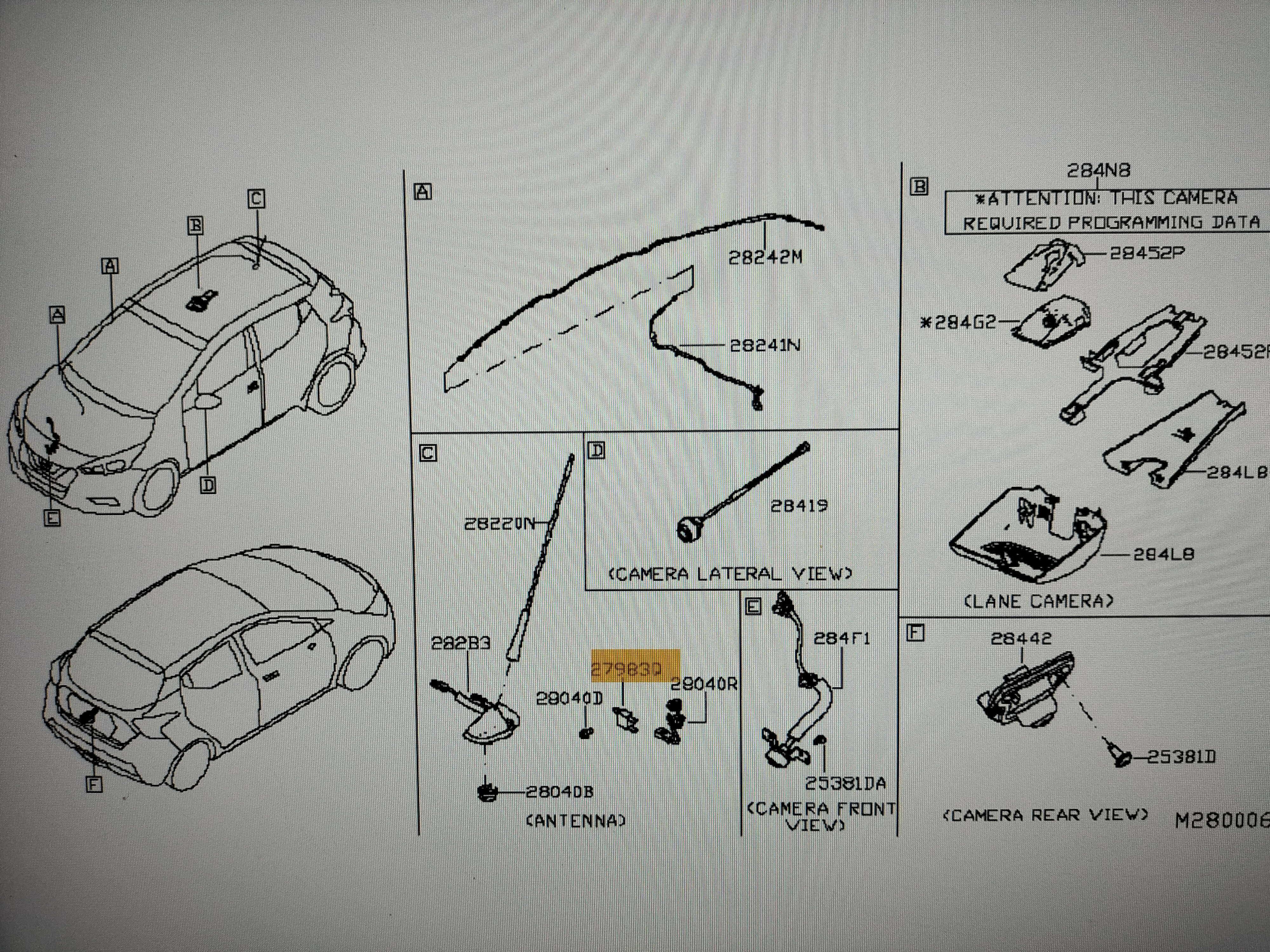 Condensator Nissan 28357-45V00 Gebruikt.