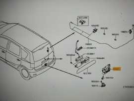 Lock assy-back door Nissan 90502-EN00A E11/ Z50 Original.