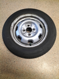 Reservewiel 155/70R13 5JX13 4X100 Nexen NBlue Hd Plus 40300-24B00 Nissan Micra K10 Gebruikt.