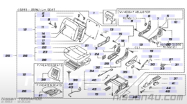 Bestuurdersstoel Nissan Terrano2 R20 87050-0F000