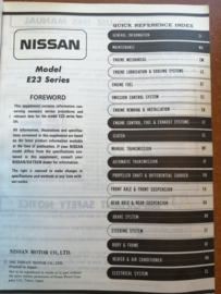 Service manual '' Model E23 series supplement II '' SM5E-E23SG0