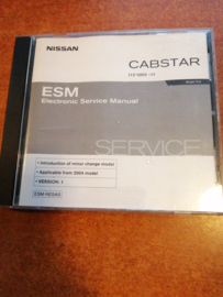 Electronic Service manual '' Model TL0 series '' Nissan Cabstar TL0 SM4E00-1TL0E0E Used part.