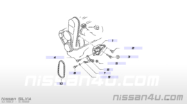Multiriem 3PK810 Nissan Silvia S12 11950-V7302