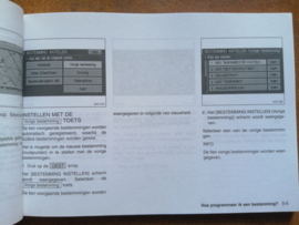 User manual ''Nissan navigatie-systeem 2002'' OM1D-NAVIE0E