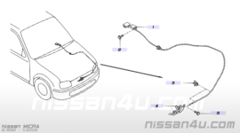 Motorkapsluiting Nissan Micra K11 65601-5F200