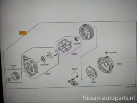 Alternator CR12DE/ CR14DE Nissan 23100-AX62B E11/ K12 Original.