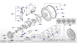 Bout poelie Nissan 12309-77A10