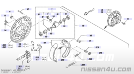 Wielremcilinder Nissan 44100-50C12 B13/K10/N14/N15