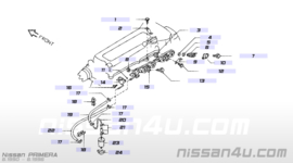 Afdichtring injector Nissan 16636-41B00 B13/ K11/ N14/ N15/ P10/ P11/ W10/ Y10 Gebruikt.