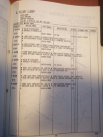 Collision parts catalog model W10 series Nissan Primera Wagon W10 EC-115-EL