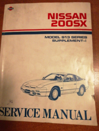 Service manual '' Model S13 series - 200SX '' Supplement I SM0E-S13SG0