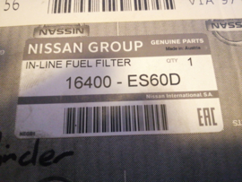 Brandstoffilter Nissan 16400-ES60D F24/ T30/ Y61 Origineel