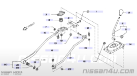 Versnellingspookknop Nissan Micra K11 32865-4F100