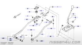 Schakelstangrubber Nissan 34560-4F100 K11/ N16/ P11/ P12/ V10/ WP11