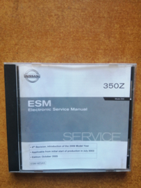 Electronic Service Manual '' Model Z33 series '' Nissan 350Z Z33 SM5E00-1Z33E1E Gebruikt.