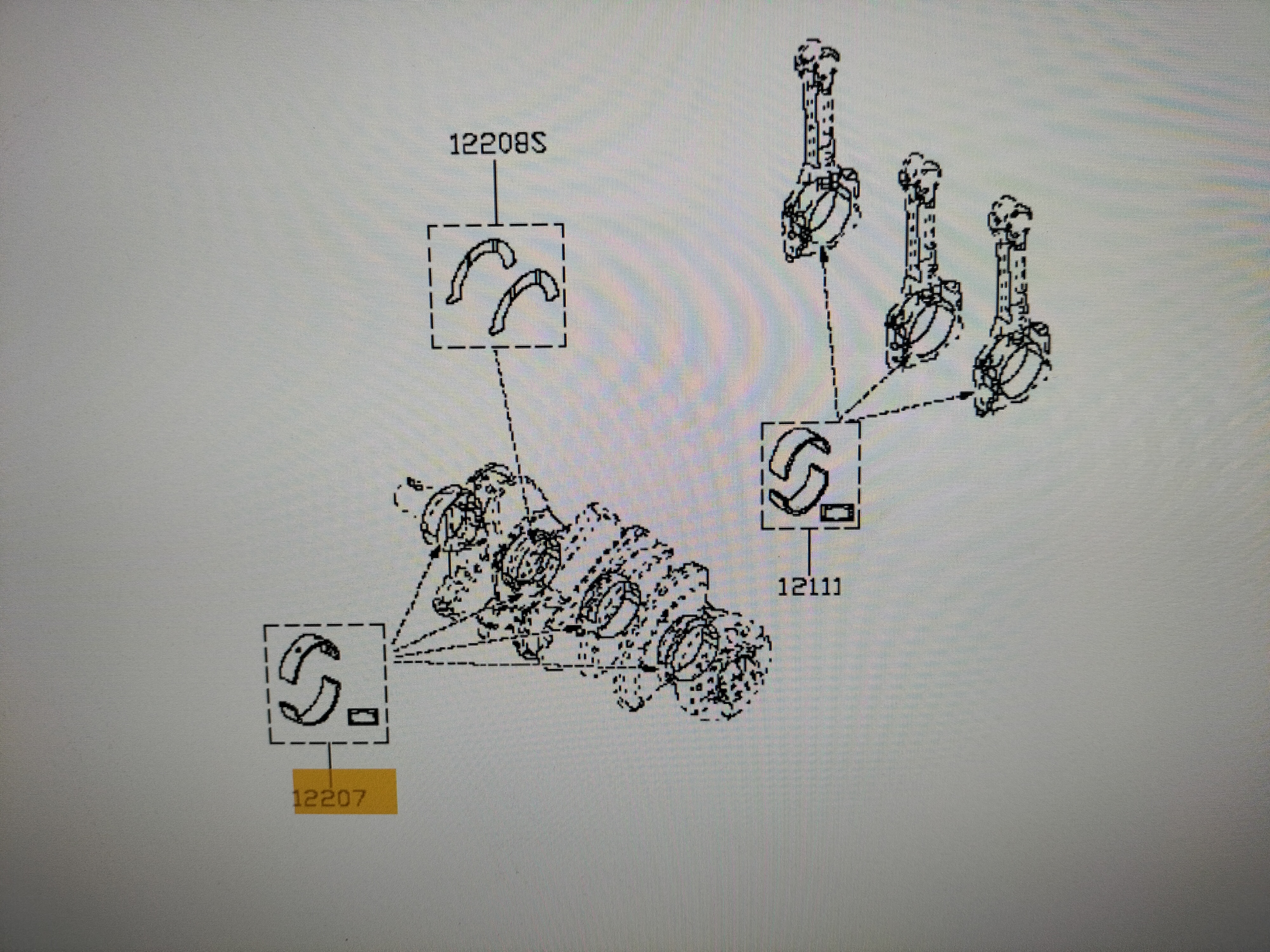 Krukaslager HR09DET Nissan Micra K14 12231-00QAN Gebruikt.