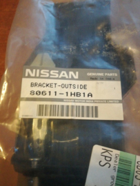 Deurgreep buitenzijde linksachter Nissan 80611-1HB1A E12/ F15/ K13