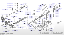 Tuimelaar inlaatklep Nissan TD25/TD27TI 13257-63G01 D22/R20