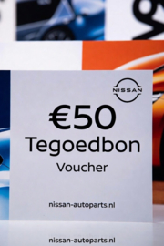Tegoedbon 50 euro (ex btw)