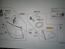 Body assy-rear combination lamp, inner right-hand Nissan Qashqai 26554-JD85A New