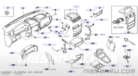 Dashboard Nissan Almera N16 68200-BN912