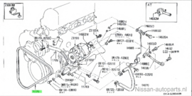 Belt fan & alternator LD20/ LD20T Nissan Bluebird 910 11720-W3411 New.