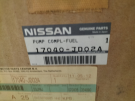 Fuel pump Nissan 17040-JD02A Original