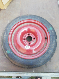 Reservewiel 125/80R15Micelin Tex 4X108 ET0 Naaf 63,3 Gebruikt.