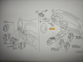 Switch assy-combination Nissan Micra K12 25560BC60K Used part.