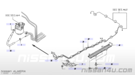 Brandstofretourleiding Nissan Almera CD20 17510-0M900