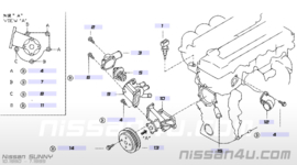Engine coolant temperature sensor Nissan 22630-51E00 Used part..