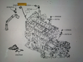 Uitlaatgastemperatuursensor Nissan 22640-00QAK J10/ J11/ T32