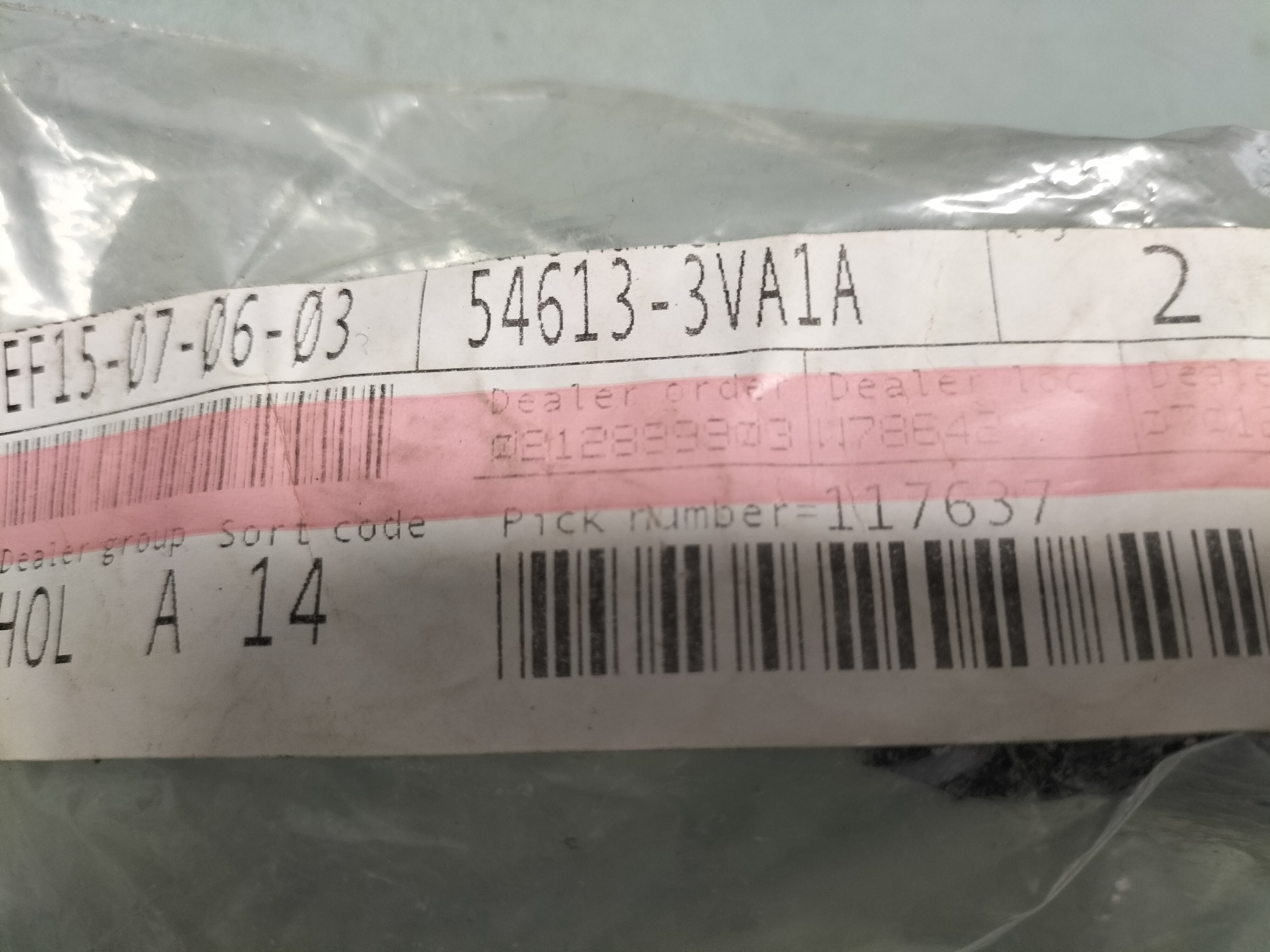 Stabilisatorrubber Nissan 54613-3VA1A Origineel