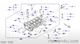 Seal-oil, rocker cover SR20DE/ SR20DI Nissan 13271-53J02 B13/ C23/ N14/ P10/ W10 Original.