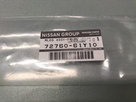 Moulding-windshield side, right-hand Nissan 100NX B13 72760-61Y10 Original.