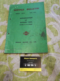 Service bulletin Nissan Datsun volume 122 Datsun 1200