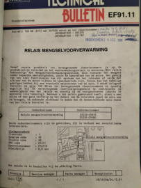 Technical bulletin Nissan tot 1993 (20250403) Gebruikt.