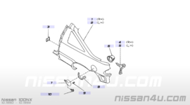 Aanslagrubber tankklepje Nissan 93367-14800 B12/ B13/ S13